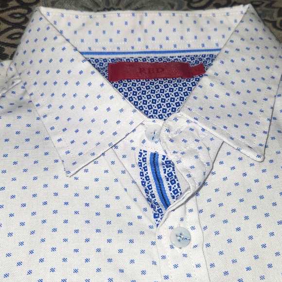 XL White long sleeve button down - Picture 2 of 3